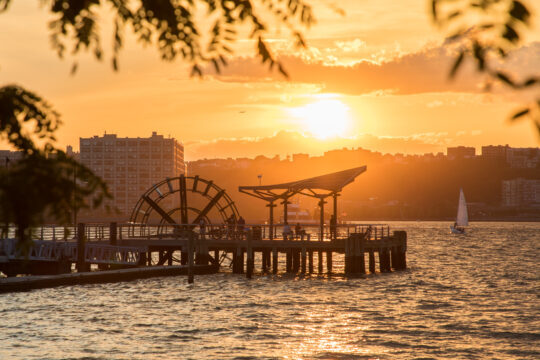 long time water wheel pier 66