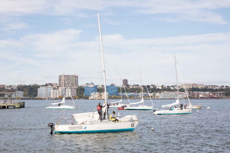Sailboats near Pier 66