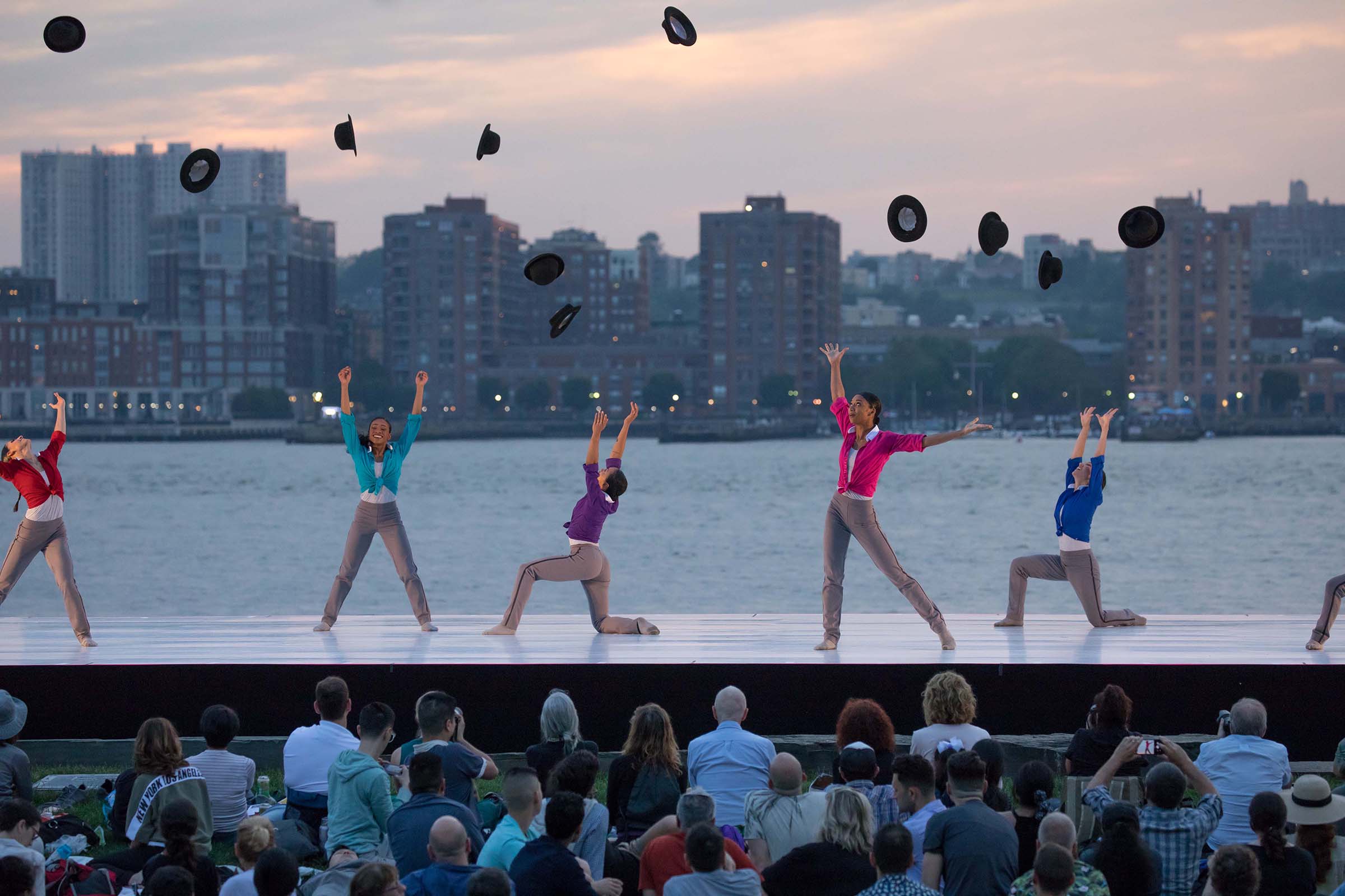 Ballet Hispanico performs at the Hudson River Dance Festival at Pier 63