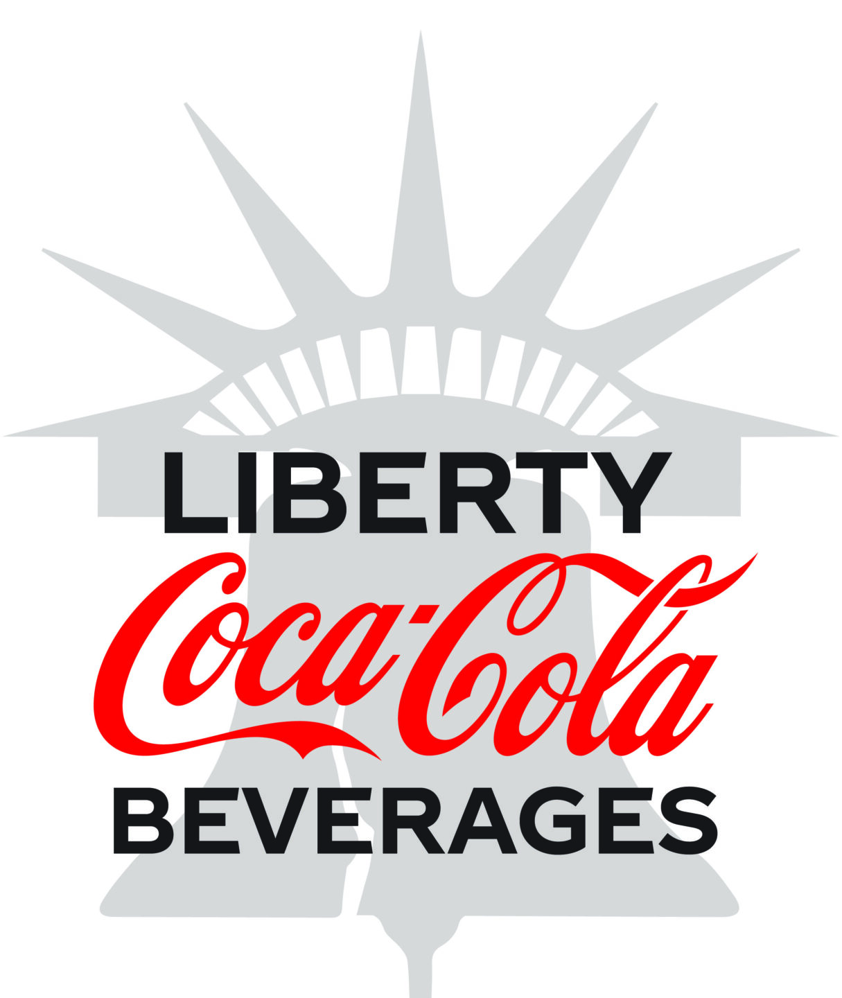 Coca-Cola logo with the liberty bell behind it