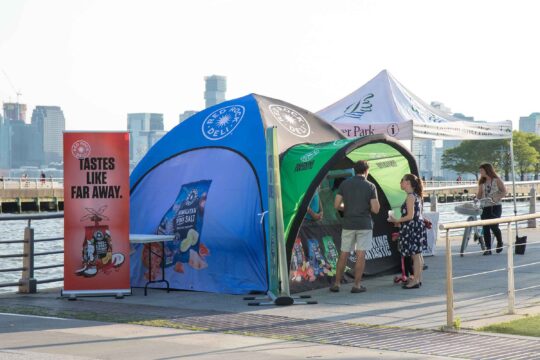 Red Rock Deli provides snacks to Park visitors at an event on Pier 46