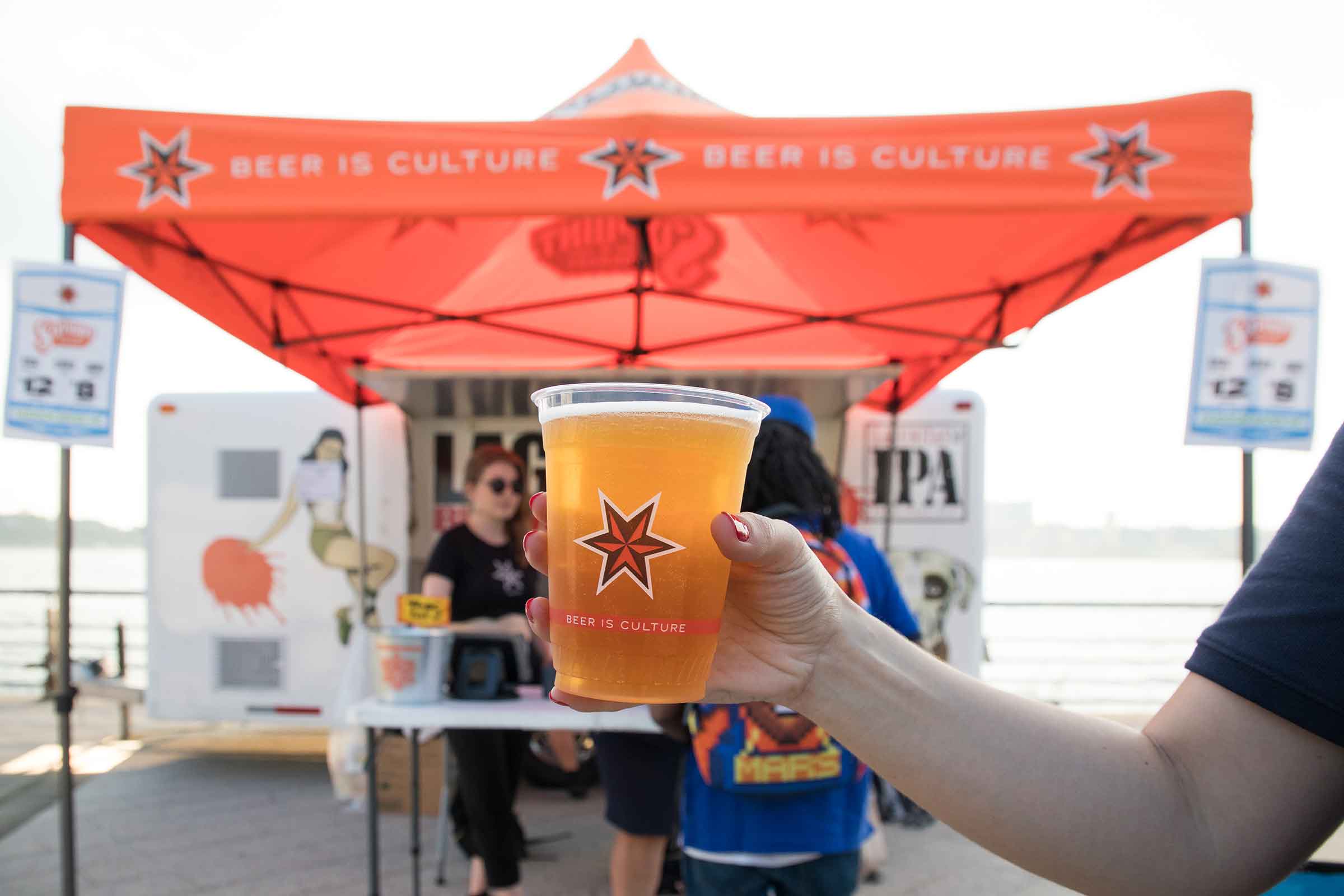 Sixpoint provides beer and other beverages as a sponsor for Hudson River Park
