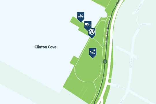 clinton cove map