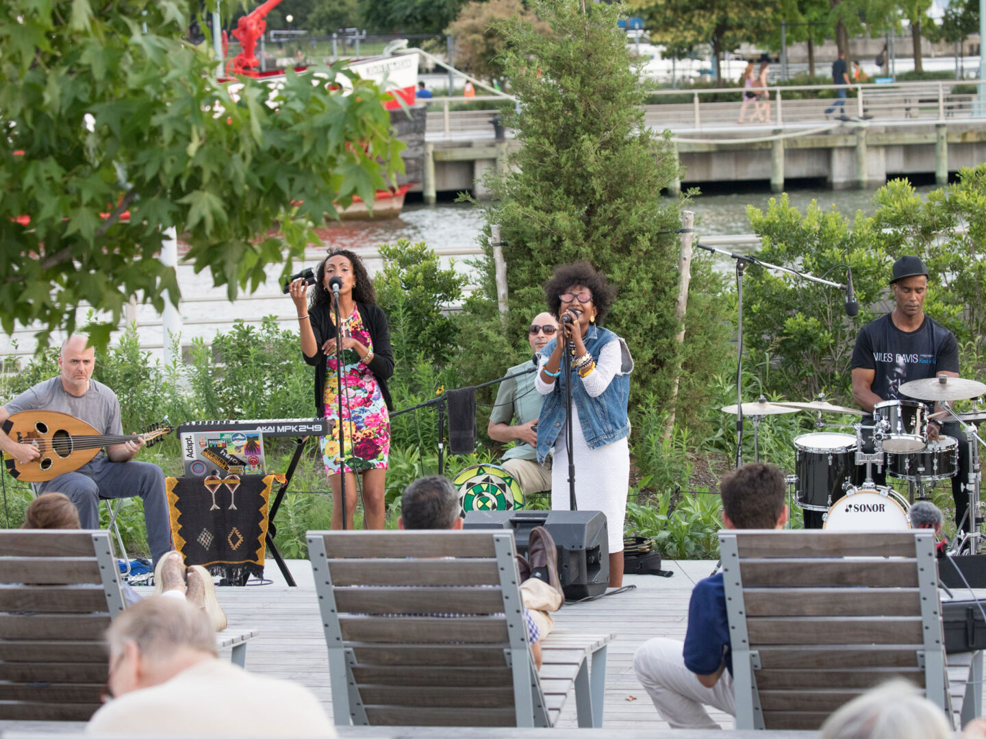 Alsarah & the Nubatones perform at Hudson River Park
