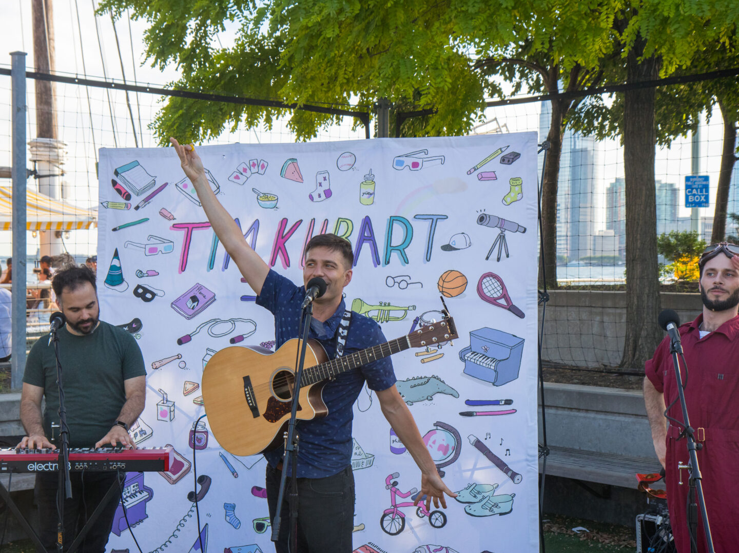 Tim Kubart Hudson RiverKids performance at Hudson River Park