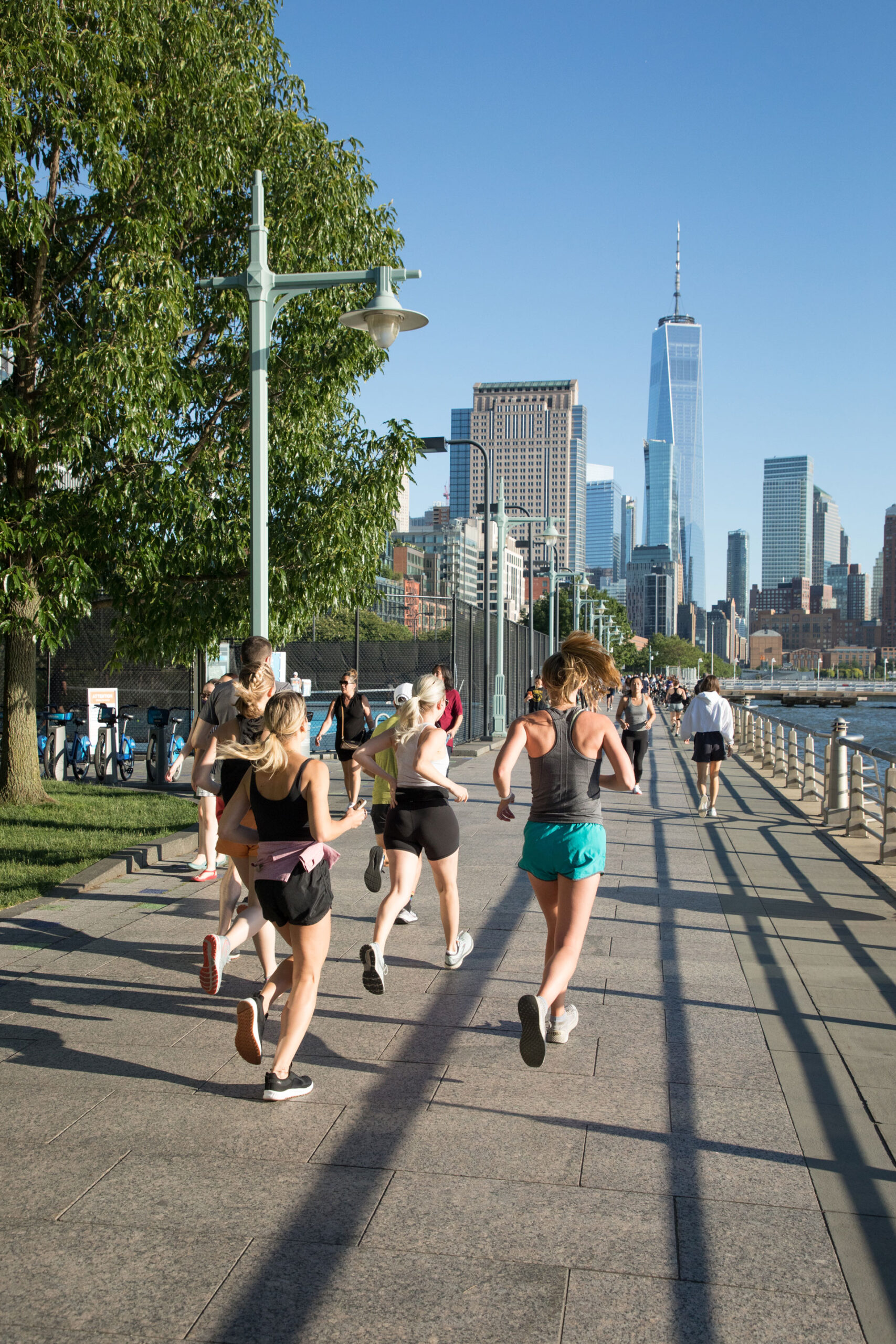 Run Club led by lululemon at Pier 40 in Hudson River Park