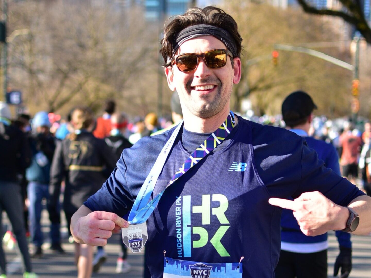 David Dougherty Jr. runs the NYC Half Marathon for Team HRPK