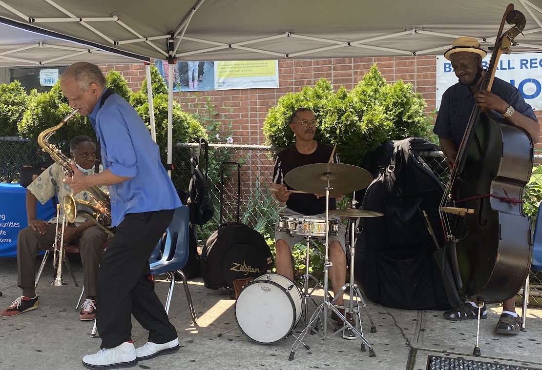 The JFA All-Stars performing at an outdoor event