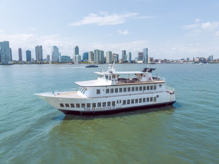 A boat cruise in the Hudson River