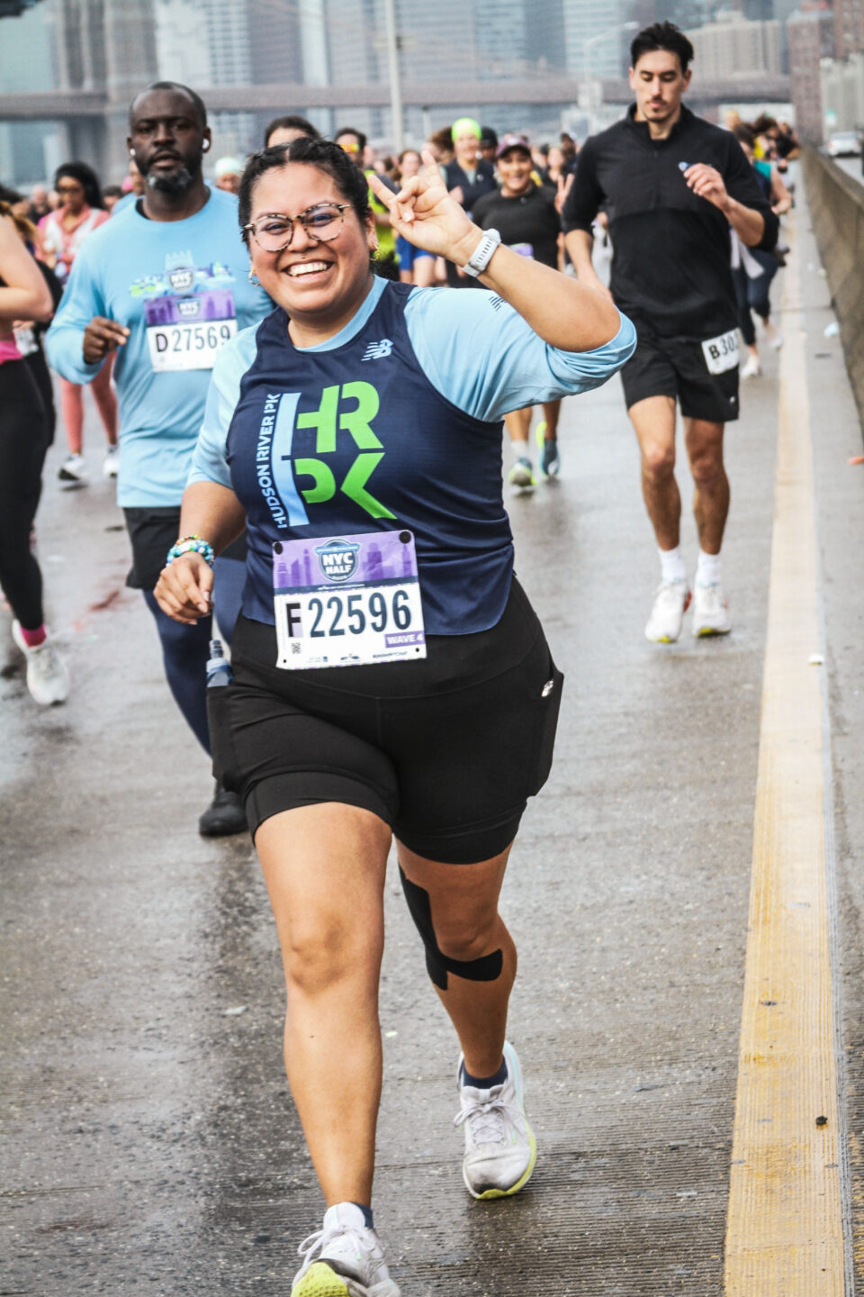 Zulema Uriegas running half marathon
