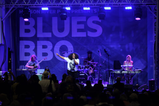 Danielle Ponder performs on stage at the Blues BBQ Festival