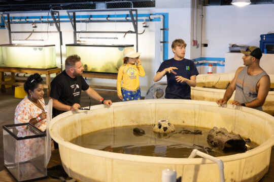 HRPK Wetlab: man speaking to a group of people